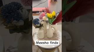 Meesho finds - 2 🤩 |Vases and Flowers 🪻| Home decor #homedecor #flower #meesho #home#shorts#trending