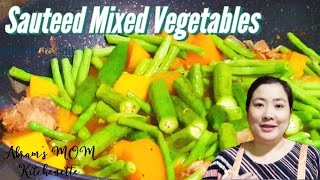 Sauteed  Mixed Vegetables (Filipino recipe)