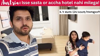 Austria Salzburg me budget hotel I Indian in Europe trip