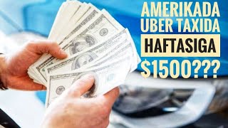 AMERIKADA UBER TAXICHILAR HAFTASIGA QANCHA TOPISHADI??? MANHATTANDAGI THE BOIL RESTORANI...