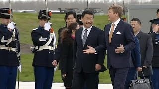 Xi Jinping è in Europa. La storica visita del presidente cinese è cominciata in Olanda
