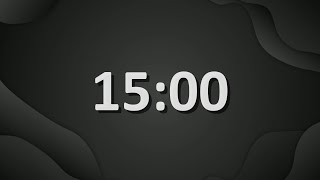 15 Minute (900 Seconds) Countdown Timer