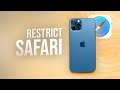 How to Restrict Safari on iPhone (tutorial)