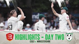 Highlights | BROOKES Continues QUALITY FORM 🔥 | Essex v Worcestershire Day 2