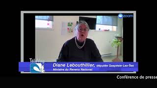 L’honorable Diane Lebouthillier - Budget fédéral - Conférence de presse