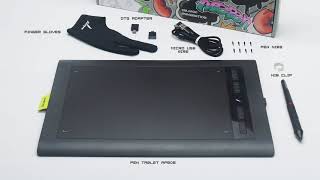 Unboxing for AP1060 graphic tablet | ACEPEN