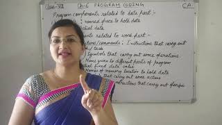 CBSE CA(Computer Application) Class-8 Ch-6 Program Coding Part-4