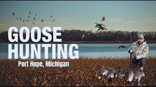 BEST Goose Hunting Adventure In Michigan | 12 IN 3 SHOTS - WOW #goosehunting #duckhunting #outdoors