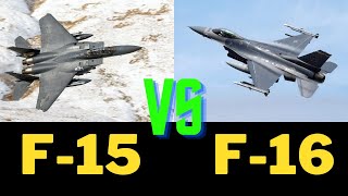 F-15 vs F-16  comparison video