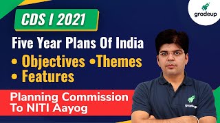 Five Year Plans of India | General Awareness | CDS I 2021 | Gradeup