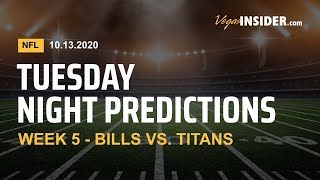 Tuesday Night Football Predictions: Week 5 - NFL Picks and Odds - Bills at Titans