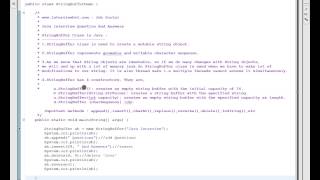 JAVA STRINGBUFFER DEMO
