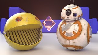 BB-8 Droid VS Pacman in the Maze