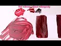 how to make burgundy color mix acrylic colors