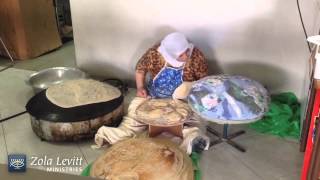 Druze Woman Making Bread