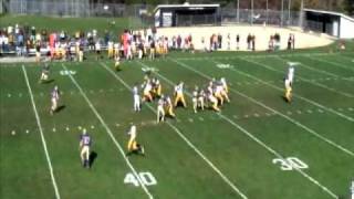 Dave Kleiner takes out two lineman before making one-handed tackle Wide View