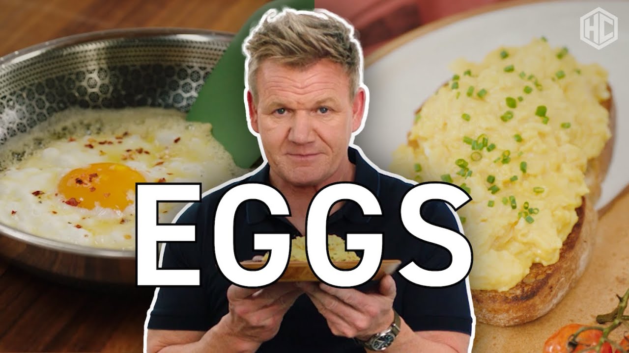 Gordon Ramsay Makes Scrambled And Fried Eggs | Cooking With Gordon ...