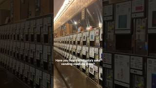 🍶 Sake vending machines! | Sake tasting in a Japanese train station 🚆