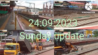 59.REPLACING / CONSTRUCTION/WORKS OF TRACK ON PLATFORM ONE / RAILWAY STATION KOTTAYAM