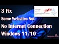 Some Websites Not Opening in Any Browser Windows 11 - How to Fix