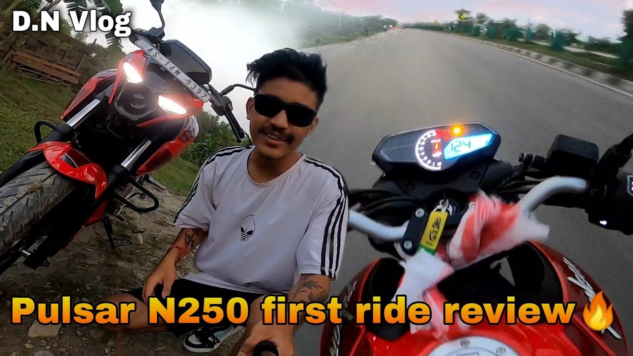 Pulsar N250 First Ride 😍 Top Speed 🔥 DNvlog|| - YouTube