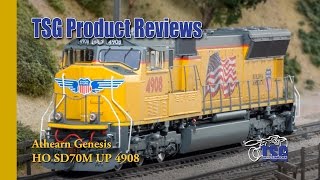 HO Scale Union Pacific UP SD70M Athearn Genesis Product Review