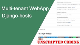 Talking through using Django-hosts to build multi-tenant websites | Unscripted Coding