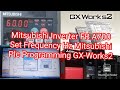 Mitsubishi Inverter FR A700 Set Frequency Hz, Mitsubishi Plc Programming GX-Works2