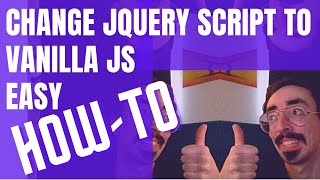 How To Convert a Jquery Script to Vanilla JS For Changing Color of Navigation Bar