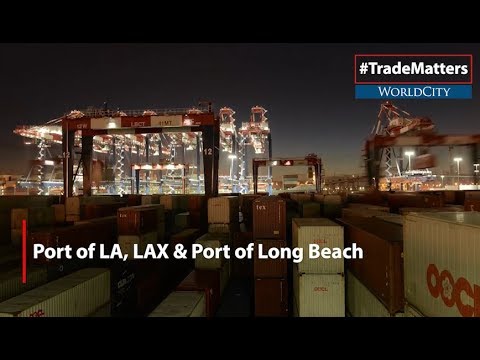 Port Of LA, LAX & Port Of Long Beach - YouTube