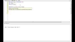TSQL: Using Dynamic SQL Part 3