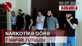 Narkotikə görə 7 nəfər tutuldu