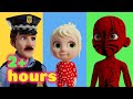 Superhero Finger Family | Mary's Nursery Rhymes | 2+ Hours Of Songs Playlist