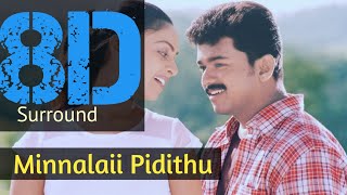 Minnalaii Pidithu 8d || Thalapathy Vijay || Richa pollad || 🎧 Strictly recommended Use headphones