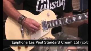 Epiphone Les Paul Custom EMG Ltd vs Les Paul Standard Cream Ltd