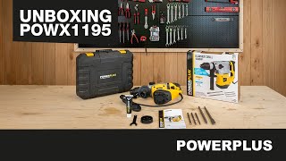 POWERPLUS - Unboxing the POWX1195 hammer drill