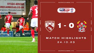 Highlights | Morecambe 1 Tranmere Rovers 0