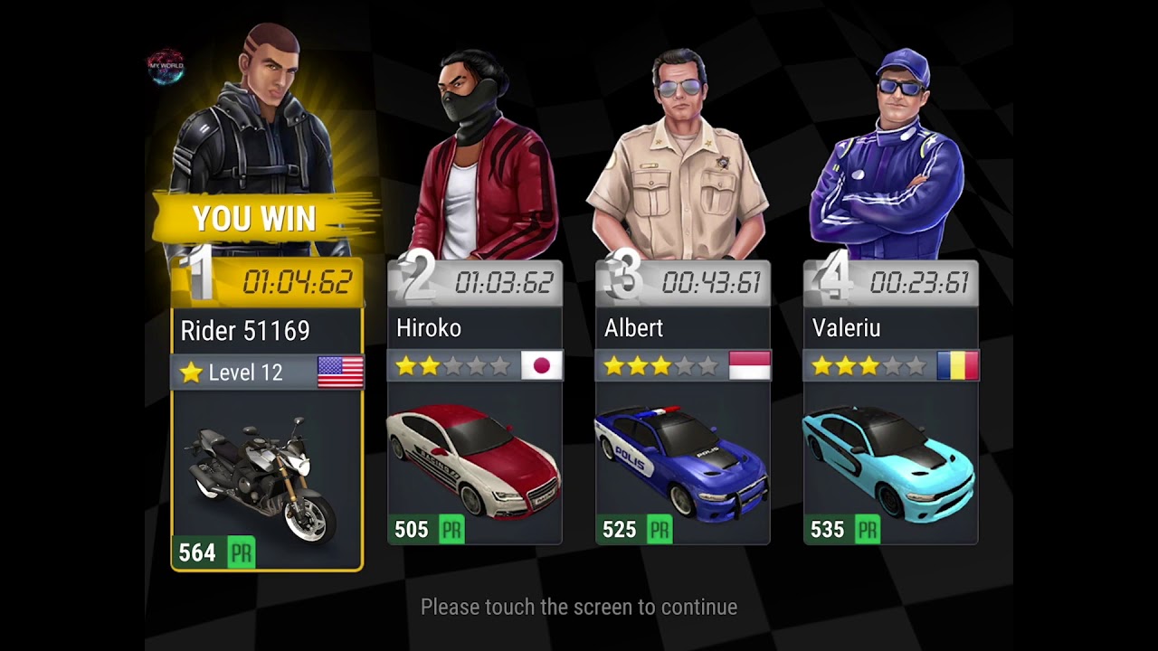 Racing Fever Moto Winter Scene Gameplay Racing From Level 1 To 20 ёящв