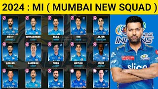 MI Team Squad IPL 2024 | Mumbai Indians IPL 2024 Squad | MI Players IPL 2024