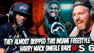 HoodFacts TV Reacts to They Almost Skipped This INSANE Freestyle Harry Mack Omegle Bars 60