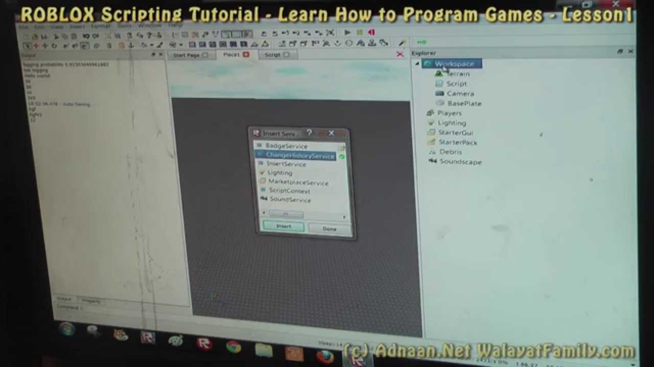 Roblox Lua Programming Scripting Beginners Tutorial Youtube