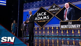 Bruins' Jim Montgomery Wins 2022-23 Jack Adams Award As NHL Coach Of The Year