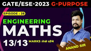 Episode 28|Calculus|Partial Derivative &Euler's Theorem | GATE/ESE 2023