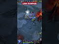 Crazy Luna Epic Comback and RAMPAGE !!! #dota2short #dota2 #shotrs