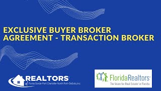 Exclusive Buyer Broker Agreement - Transaction Broker