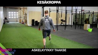 Kesäkroppa - Askelkyykky taakse