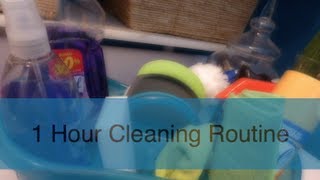 1 Hour Home Cleaning Routine