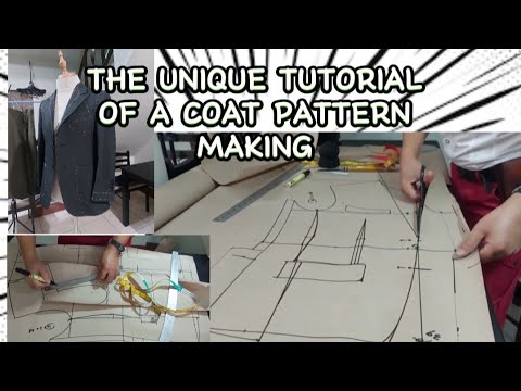 The Unique Tutorial Of A Coat Pattern Making Youtube
