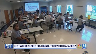 Kentwood PD sees big turnout for youth academy