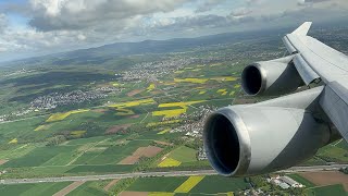 GE-CF6 Roar | Lufthansa | Boeing 747-430 | Departure out of Frankfurt Am Main |